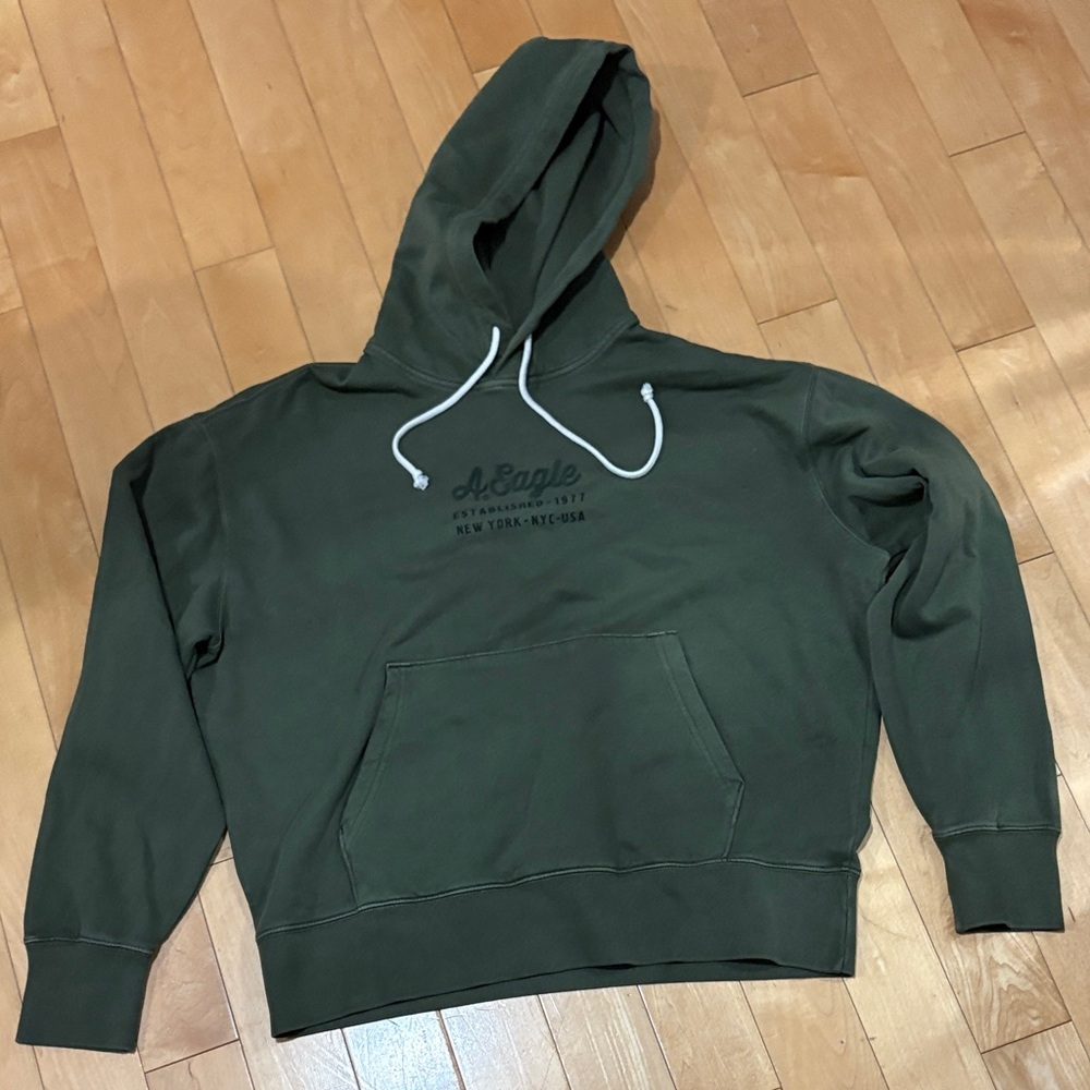 American Eagle Outfitters Dark Green Hoodie